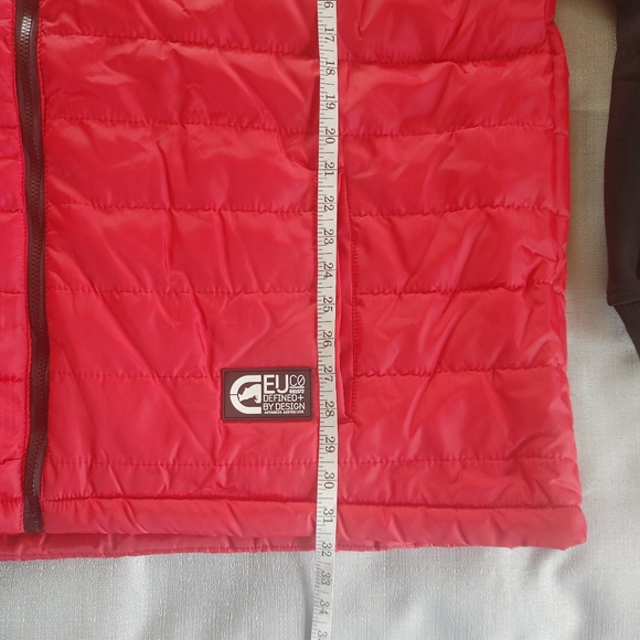 Ecko Unltd Red Puffer Coat Men's size 3X New With Tags! - Picture 4 of 5